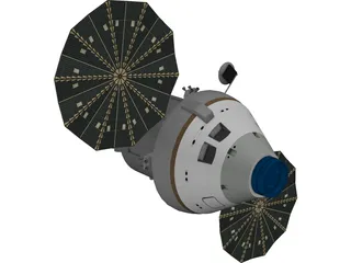 Orion Spacecraft 3D Model preview