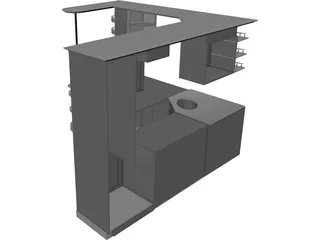 Kitchen 3D Model preview
