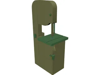 Wood Band Saw 20 in. 3D Model preview