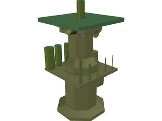 Spindle Sander Jet OVS_10 3D Model preview
