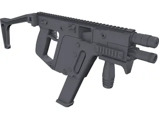 SMG Vector 45ACP 3D Model preview