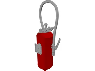 Fire Extinguisher 3D Model preview
