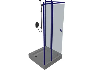 Shower 3D Model preview