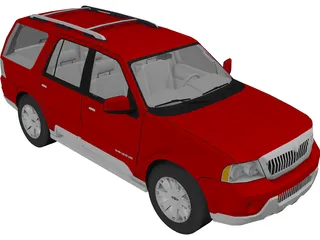 Lincoln Navigator (2004) 3D Model preview