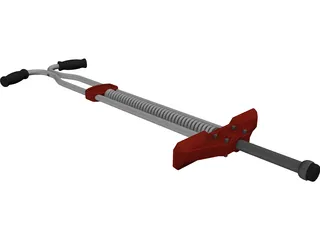 Pogo Stick 3D Model preview