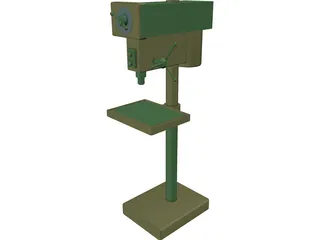 Rockwell Drill Press 3D Model preview