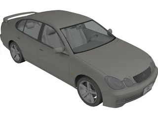 Lexus GS300 3D Model preview