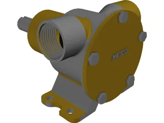 Self Primed Pump 3D Model preview