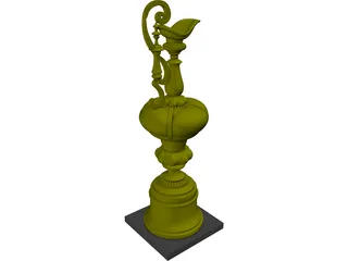 Americas Cup Trophy 3D Model preview