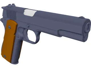 Colt 45 3D Model preview