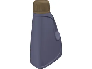 Detergent Bottle 3D Model preview