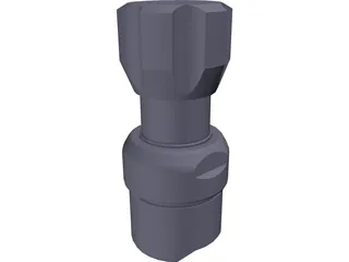 Pressure-Reducing Regulator 3D Model preview
