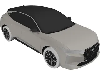 Citroen DS4 (2021) 3D Model preview