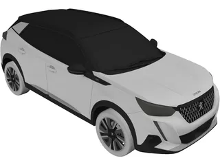 Peugeot 2008 GT-Line (2020) 3D Model preview
