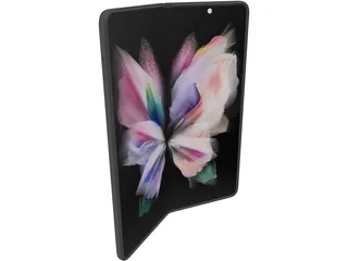 Samsung Galaxy Z Fold 3 3D Model preview