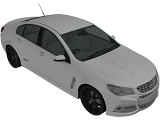 Holden Commodore SSV (2013) 3D Model preview