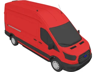Ford Transit (2021) 3D Model preview
