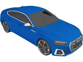 Audi S5 Sportback (2021) 3D Model preview