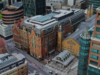 London City, UK (2021) 3D Model preview