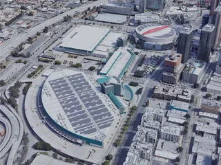 Los Angeles City, USA (2021) 3D Model preview