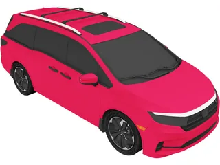 Honda Odyssey (2021) 3D Model preview