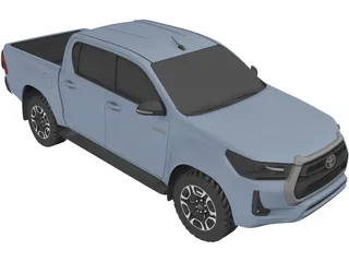 Toyota Hilux G6 2.8 (2022) 3D Model preview