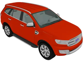 Ford Everest Concept (2013) 3D Model preview