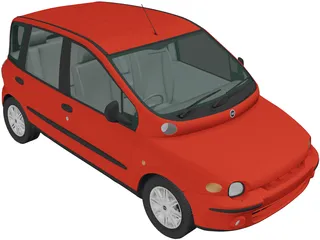 Fiat Multipla (1998) 3D Model preview