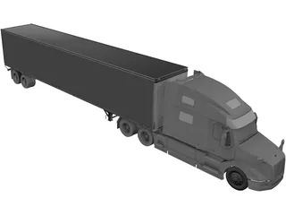 Volvo VNL 860 (2018) 3D Model preview