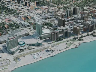 Windsor City, Canada (2021) 3D Model preview