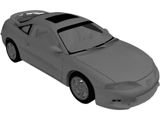 Eagle Talon (1988) 3D Model preview