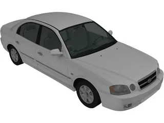 Kia Magentis (2002) 3D Model preview