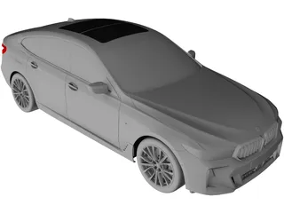 BMW 6-Series GT M-Sport (2020) 3D Model preview