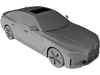 BMW i4 (2022) 3D Model preview