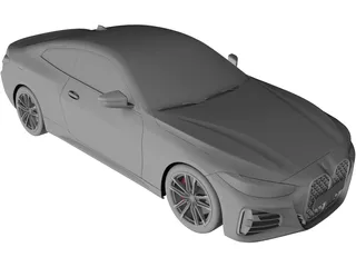BMW M440i Coupe (2021) 3D Model preview