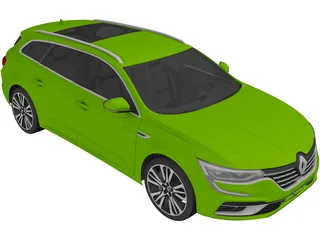 Renault Talisman Estate (2015) 3D Model preview