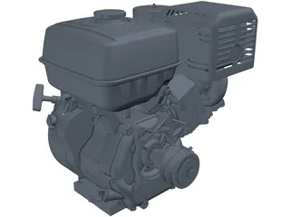 Honda GX-390 Engine 3D Model preview