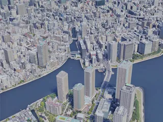 Tokyo City, Japan (2021) 3D Model preview