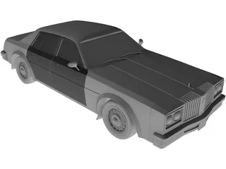 Oldsmobile Delta 88 (1981) 3D Model preview