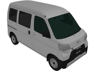 Daihatsu Hijet S320 Cargo (2017) 3D Model preview