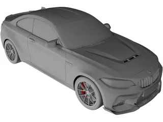 BMW M2 CS (2020) 3D Model preview