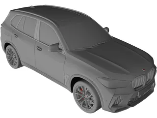 BMW X5M Competition (2020) 3D Model preview
