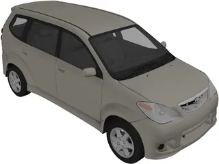 Toyota Avanza (2006) 3D Model preview