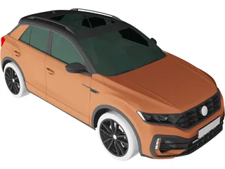 Volkswagen T-Roc R-Line 3D Model preview
