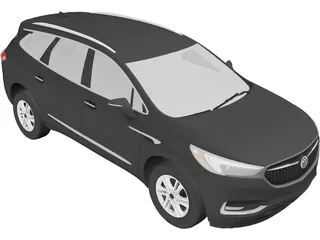 Buick Enclave (2018) 3D Model preview