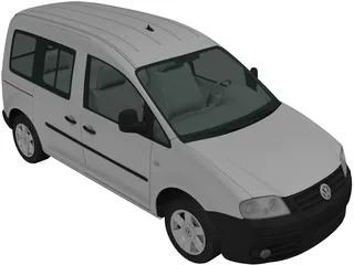 Volkswagen Caddy (2004) 3D Model preview