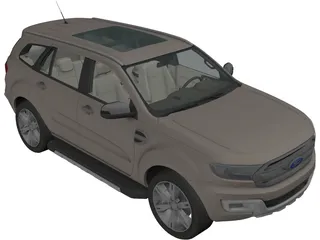 Ford Everest (2016) 3D Model preview