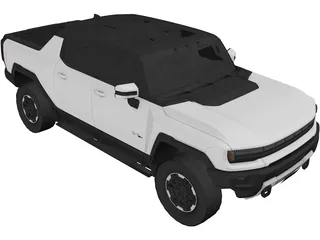 GMC Hummer EV (2022) 3D Model preview