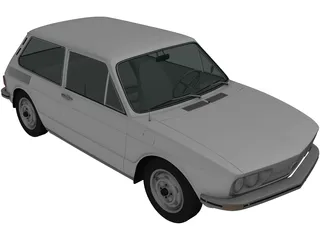 Volkswagen Brasilia (1980) 3D Model preview
