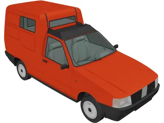 Fiat Fiorino (1988) 3D Model preview